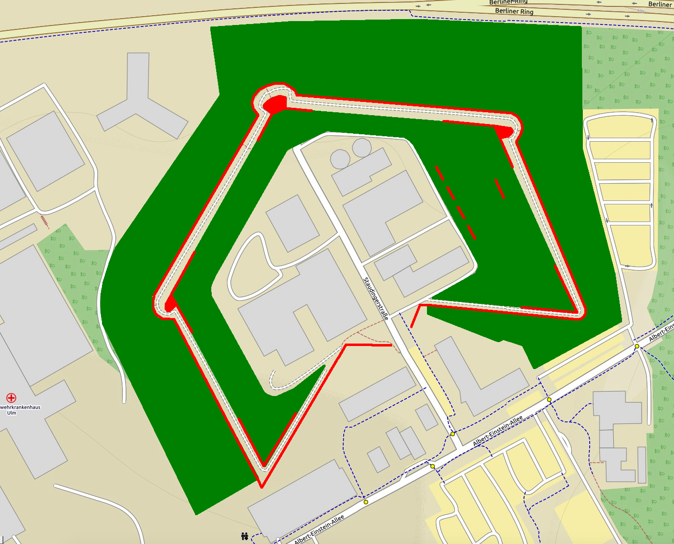 Bundesfestung Ulm: Das Fort Oberer Eselsberg Hauptwerk (Werk XXXVI)