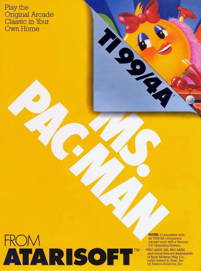 Ms. Pac-Man (Texas Instruments TI-99/4A)